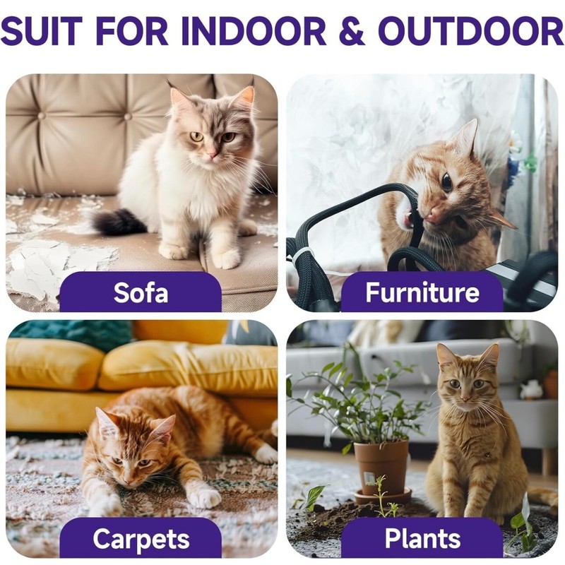 Weallin Cat Anti Scratch Deterrent Spray Indoor & Outdoor Cat