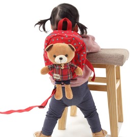 RACCURU Baby Backpack, Baby Backpack, Lost Prevention Harness, Includes Leash, Bear, Plush, 1 Year Old Girl, Birthday Gift