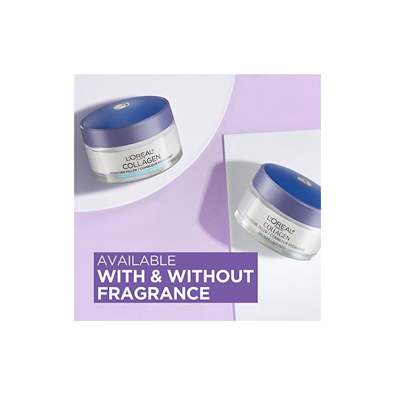 L'Oreal Paris Collagen Daily Face Moisturizer, Reduce Wrinkles, Face Cream,