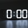 Digital LED Large 3D Table Hanging Wall Clock Alarm Snooze