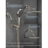 5 Inch Adjustable Shower Head Extension Arm With Locking Set
