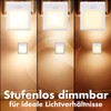 Lunartec Lamp: Set of 2 Socket LED Night Light, Dimmable,