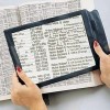 Miniduino Full Page Magnifier Sheet 4x Big Large Magnifying Glass