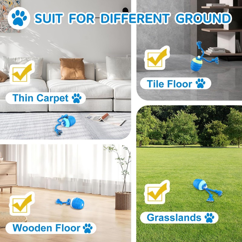 Huimpet Interactive Dog Toys, [2025 Newly Upgraded] Interactive Dog Ball