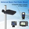 Generic Universal Portable Fish Finder Mount, 360Adjustable Rotatable Transducer Bracket