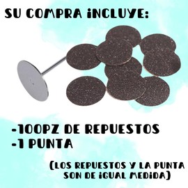 200 Repuestos Lima Circular Pies Callo Pedicure Reemplazable Cuidado Pies Talones Exfoliante Elimina Celulas Muertas Suaviza la Piel Alta Calidad