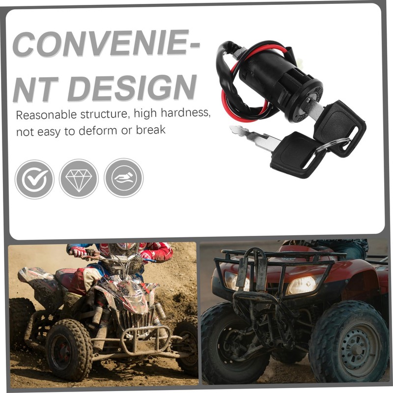Mikinona ATV Ignition Switch Replacement Key Switch for Efficient Starting