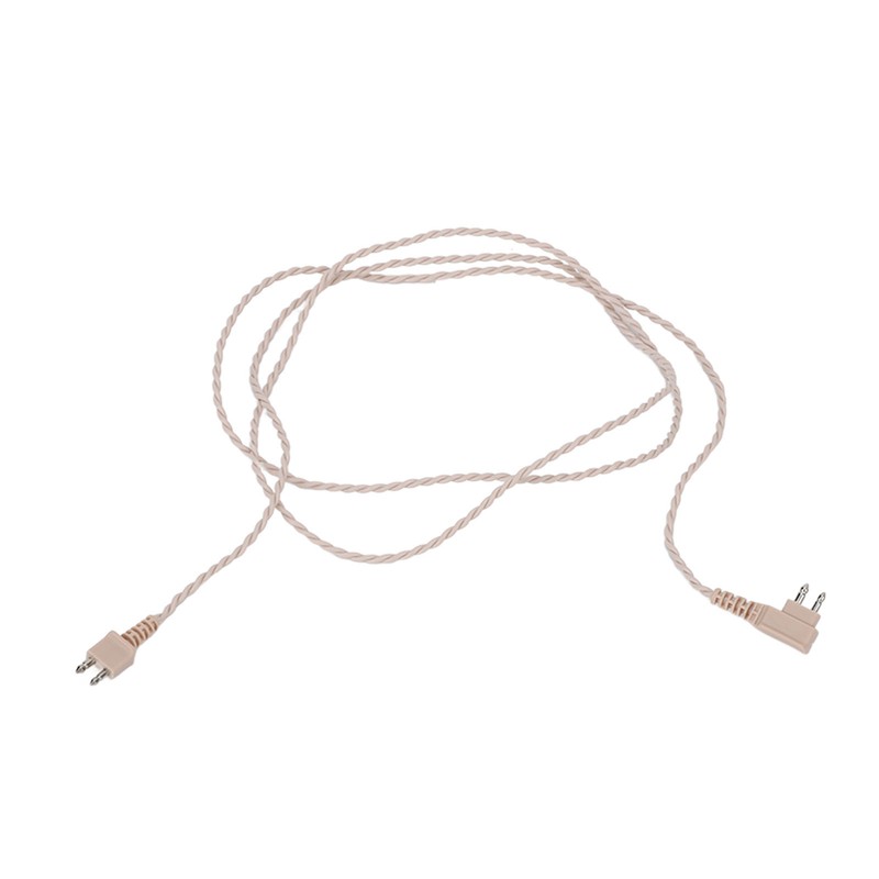 10Pcs 2pin Hearing Aid Cable High Temperature Resistance PVC Reliable