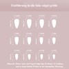 Pack of 24 Glue-On Fingernails, Extra Long False Nails for