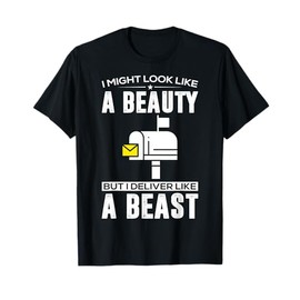 Cute Mail Lady Mail Carrier Postal Worker Uniform Costume T-Shirt