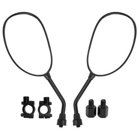 ATV Rear View Mirror 360 Degree Ball Type ATV Side Mirror with 7/8in Handlebar Mount for Motocycle Scooter Moped Dirt Bike