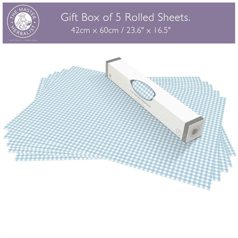 The Master Herbalist Fragrant SCENTED DRAWER LINERS in a GINGHAM