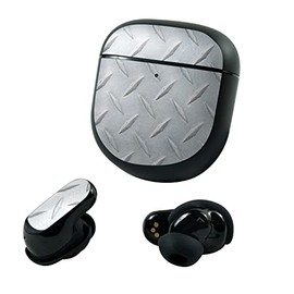 MightySkins Glossy Glitter Skin Compatible with Bose QuietComfort Earbuds II (2022) - Diamond Plate | Protective, Durable High-Gloss Glitter Finish | Easy to Apply and Change Styles | Made in The USA