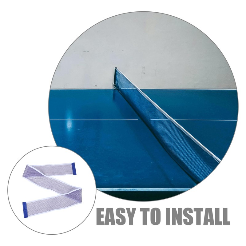 GRIRIW Table Tennis Net Durable Blue Pe Rebound Net for