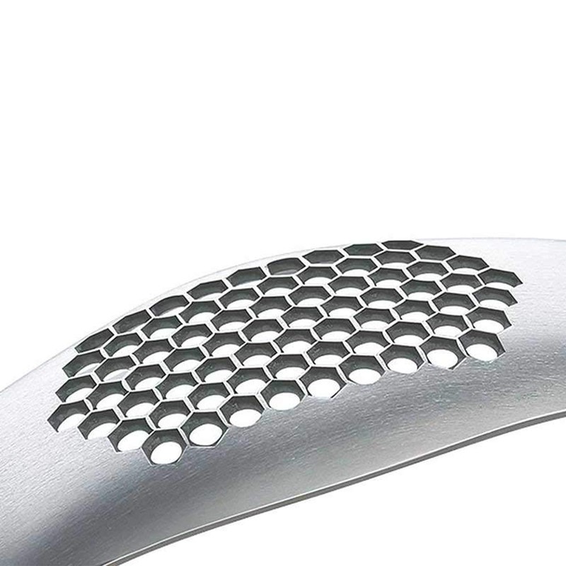 Garlic Rocker Crusher Mincer Press Dishwasher Safe, Stainless Steel Garlic