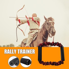 Fitness Resistance Bands,Open Bow Resistance Trainer Fitness Ropes - Multifunctional Stretching Band with Handle, Arm Strength Training Equipment