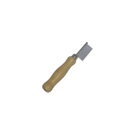 Smart Grooming Quarter Marking Comb Wooden Handle - Clear, Regular