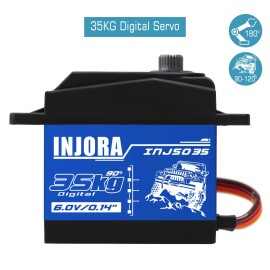 INJORA RC Servo 35KG Digital Servo High Torque RC Parts for 1/10 RC Crawler V...