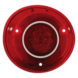 United Pacific CTL7201LED-L 42 LED Tail Light with Stainless Steel Trim for 1972 Chevy Chevelle SS/Malibu L/H, Fully Sealed Electronics – One Unit