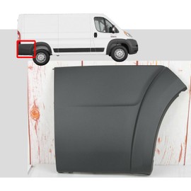 MJD AUTO PARTS for Dodge RAM PROMASTER 2014-2018 Right Passenger Side Trim MOLDING (Rear Quarter Panel Wheel Flare)