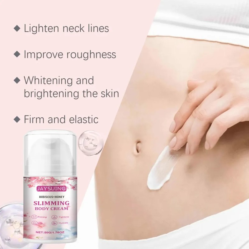 Crema Corporal Reductora Reafirmante Jaysuing Hibisco Miel