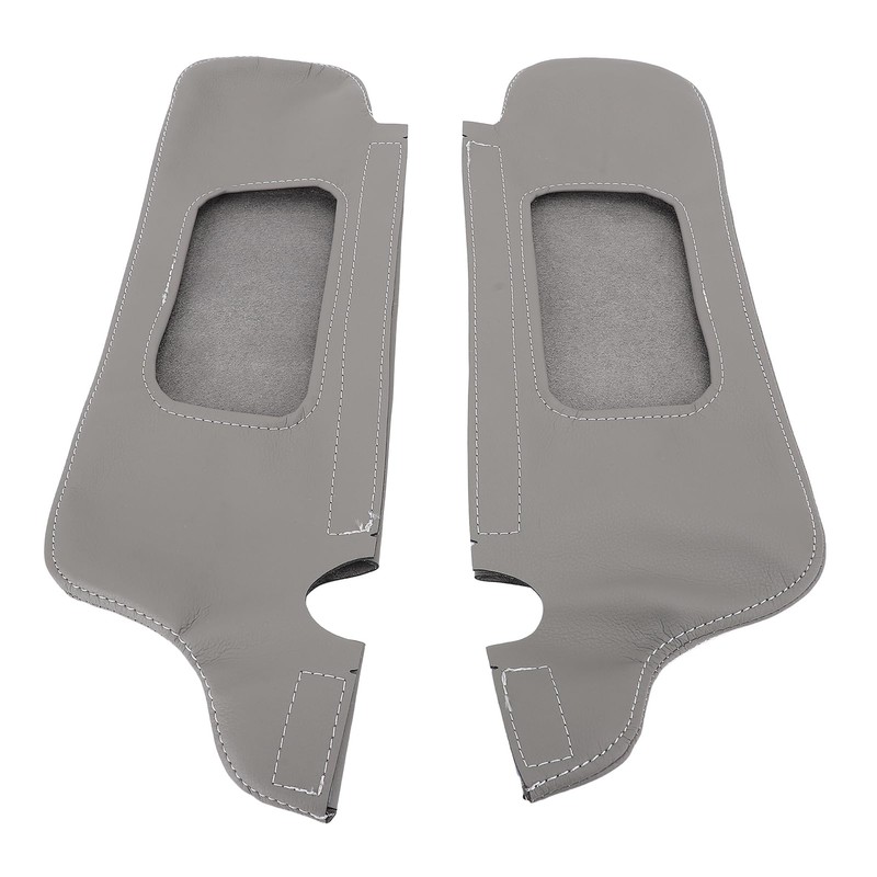 FILFEEL 2Pcs Car Sun Visor Cover, PU Leather Stylish Look