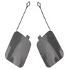 1 Pair Rear Bumper Tow Hook Cover Cap 51127378573 Impact