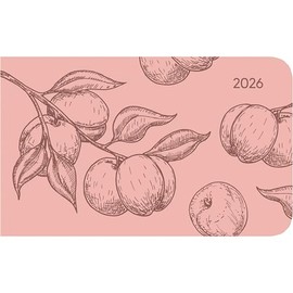 Ladytimer TO GO Deluxe Salmon 2026 - Taschen-Kalender 15,3x8,7 cm - Tucson Einband - mit Motivprägung - Weekly - 128 Seiten - Alpha Edition