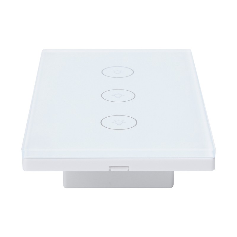 3 Gang Smart WiFi Light Switch Panel Touchable Wireless APP