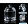 Thick Glass Salt Cellar with Stainless Steel Spoon, Clear Container