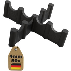 Joint Cross Patio Tiles Pack of 50 – 4 mm – 15 mm Height – Plastic Spacers with Predetermined Breaking Point – UV and Weather Resistant