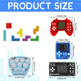 AVCXEC Video Game Party Bag Fillers for Kids, 14 PCS Video Game Keychain, Video Game Party Favors, Mini Game Keychain for Kids, Birthday Gaming Party Gifts, Backpack Keychain, Classroom Prizes