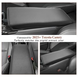 SKTU 2025 2026 Camry Accessories Center Console Cover for 2025 2026 Toyota Camry Armrest Cover 2025 2026 Camry (LE/SE/XLE/XSE) Armrest Pad 2025 2026 Camry Hybrid Accessories Center Console Cushion