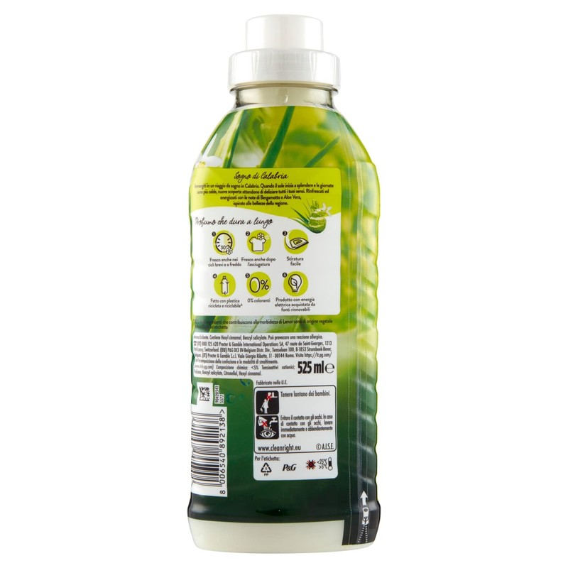Lenor Elisir Weichspüler Waschkonzentrat Traum von Kalabrien, 525 ml