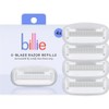 Billie Women's Razor Refill Blades - 4 Count (Pack of 1) / Billie 여성용 면도기 리필 블레이드 - 4개 (1팩), 4 Count (Pack of 1)
