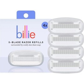 Billie Women's Razor Refill Blades - 4 Count (Pack of 1) / Billie 여성용 면도기 리필 블레이드 - 4개 (1팩), 4 Count (Pack of 1)