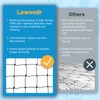 Lewondr Cat Netting Balcony, 10x13ft Steel Wire Reinforced Balcony Screen