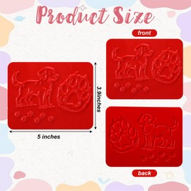 Amyhill 16 Set Textured Animal Tracks Rubbing Plates for Art 3.9 x 5 Inch Animal Texture Rubbing Plates Raccoon Wolf Otter Deer Duck Dog Tracks Painting for Art Projects Gift