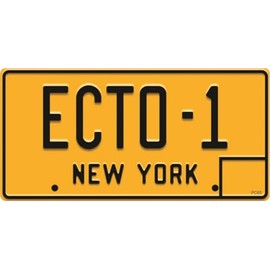 Gear Tatz - Ecto-1 - Movie Tribute - Car Magnets - 2.75 x 9.5 inches - Professionally Made in The USA (Magnetic, X5)