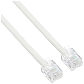 ELPA TEW-S050 Telephone Cord, 6 Poles, 6 Poles, 6 Poles, 4 Cores, 6 Poles, 2 Core, 16.4 ft (5 m),