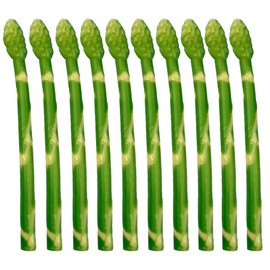 AntranStore 10 Pcs Simulation Asparagus Ornaments Props Realistic Plastic Vegetables Room Bedroom Office Party Supermarket Model