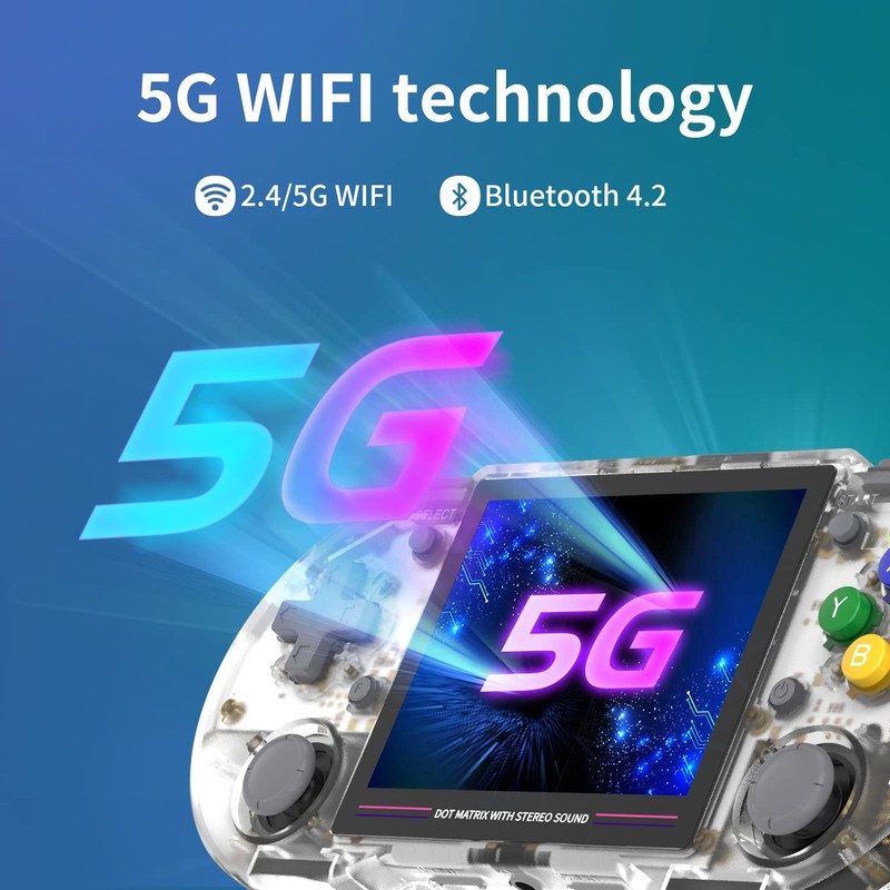 RG353PS Handheld Game Console Linux OS 3.5-inch IPS Screen RK3566