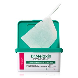 Dr. Melaxin Cicapyrin Calming Separate Toner Pad, 11.8 fl oz (340 ml) (80 Sheets), Cooling Trouble Niacinamide, Peppermint Leaf Extract, Wiping Pad, Lotion, Moisture Pack, Korean Skin Care, Korean