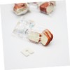 Kisangel 2pcs 3 Cute Mini Food Models Resin Mini Toast