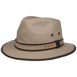 Stetson Ava Cotton Protective Sun Hat Summer (S (54-55 cm) - Beige)