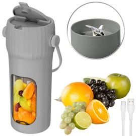 Rosenstein & Söhne Smoothiemaker: Power Cordless Drink Mixer 100 W, 6 Blades, 1500 mAh, BPA-Free, USB-C (Chopper Kitchen Electric, Smoothie Mixer To Go)