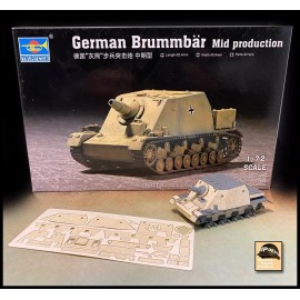 Monroe Perdu Studios 1/72 Scale Laser Etched Zimmerit for Trumpeter Brummbar Monroe Perdu Studios