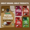 FGO Organic Pu'erh Tea, 100 Count, Eco-Conscious Black Tea Bags,