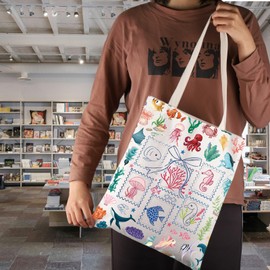 Sea Animal Gift Ocean Animal Tote Bag Ocean Nature Gift Marine Biologist Gi-ft (Ocean Animal CA)