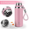 Stainless Steel thermo Bottles with cup 700ml/23.7oz Vacuum Insulated Bottle